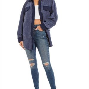 Free People Ruby Jacket -Dirty Olive Color